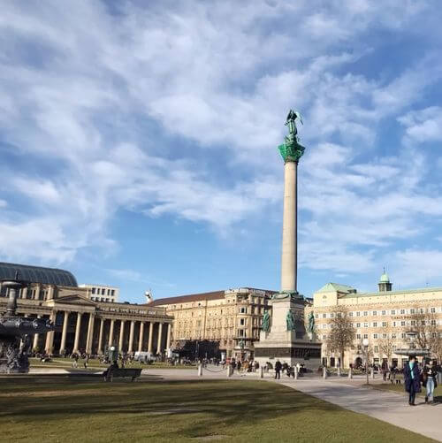 德國司徒加特=斯圖加特Stuttgart必玩-Schlossplatz 王宮廣場