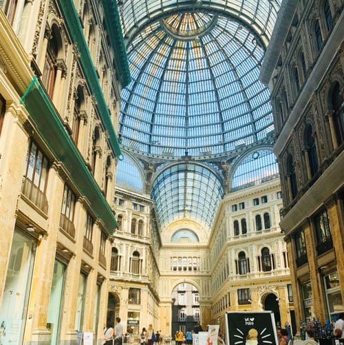 義大利拿坡里 = 那不勒斯 Naples (Napoli)必玩 -Galleria Umberto I 翁貝托一世長廊 = 溫貝多一世拱廊