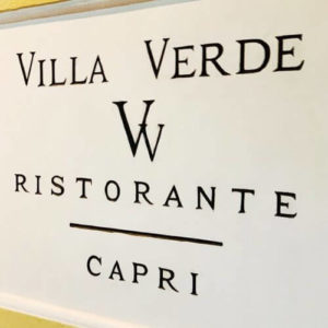 義大利卡布里島 ISOLA DI CAPRI 必吃 - Ristorante Villa Verde