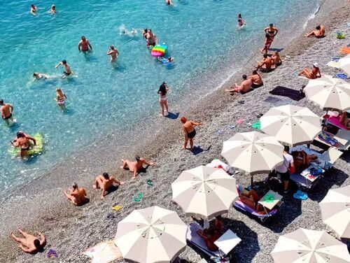 義大利阿瑪菲 Amalfi 必玩 - La Spiaggia di Marina Grande ad Amalfi = Tonino ò beach