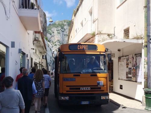 義大利卡布里島 ISOLA DI CAPRI 必玩 - ATC Bus 市公車