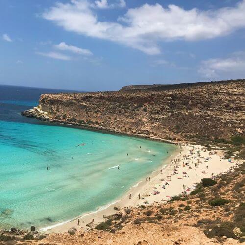 義大利蘭佩杜薩島 Isola di Lampedusa 必玩 - Spiaggia dei Conigli 兔子海灘