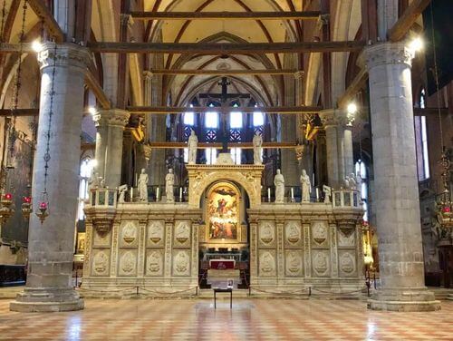 義大利威尼斯 Venice 聖保羅區 Sestiere San Polo 必玩 - Basilica S.Maria Gloriosa dei Frari 聖方濟會榮耀聖母聖殿