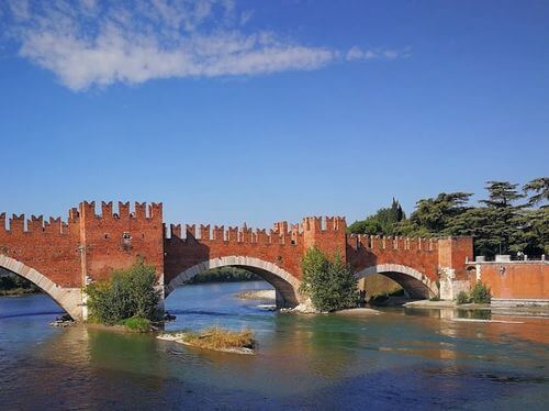 義大利威尼斯 Verona 維羅納 必玩 - Ponte di Castelvecchio = Ponte Scaligero 老城堡橋 = 斯卡利傑羅橋