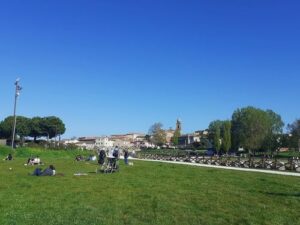 義大利里米尼 Rimini必玩 - Parco XXV Aprile 4月25日公園 (= Parco Marecchia 馬雷基亞公園) - Piazza sull'acqua 水廣場