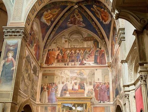 義大利佛羅倫斯 = 佛羅倫薩 = 翡冷翠 Florence = Fiorenza = Firenze 必玩 - Basilica di Santa Trinita 天主聖三聖殿 - Cappella Sassetti 薩塞蒂小堂