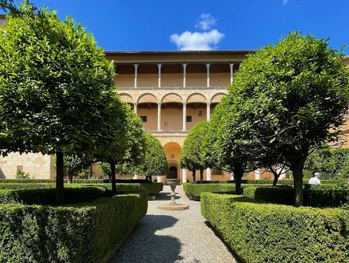 義大利Pienza 皮恩扎必玩 - Palazzo Piccolomini di Pienza 皮克羅米尼宮 = 教皇行館