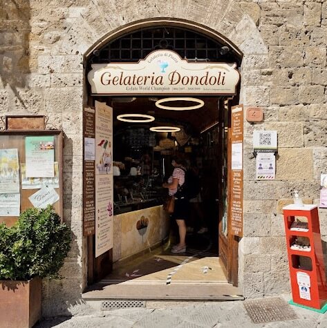 義大利San Gimignano 聖吉米尼亞諾 = 聖吉米納諾必吃 - Gelateria Dondoli - 西元2006~2009年世界冰淇淋冠軍