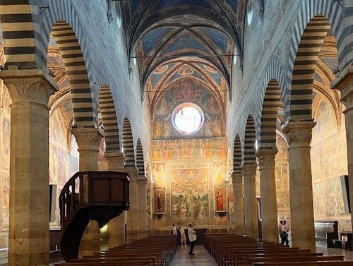 義大利San Gimignano 聖吉米尼亞諾 = 聖吉米納諾必玩 - Duomo di San Gimignano 聖吉米尼亞諾前主教堂 = Collegiata di Santa Maria Assunta 聖瑪麗亞阿松塔大教堂
