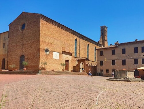 義大利San Gimignano 聖吉米尼亞諾 = 聖吉米納諾必玩 - Chiesa di Sant'Agostino 聖阿戈斯蒂諾教 = 聖奧古斯丁教堂