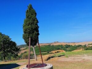 義大利Pienza 皮恩扎必玩 - Val d'Orcia 奧爾恰山谷 - Cappella Madonna di Vitaleta 小耳朵教堂