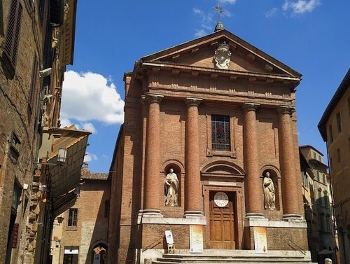 義大利西恩納 = 錫耶納 Siena 必玩 - Chiesa di San Cristoforo 聖克里斯托福羅教堂