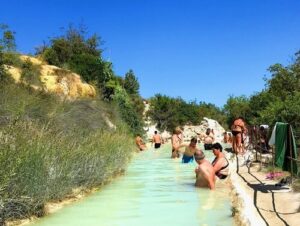 義大利Pienza 皮恩扎必玩 - Parco dei Mulini = Antiche Terme Romane Libere 天然溫泉浴場