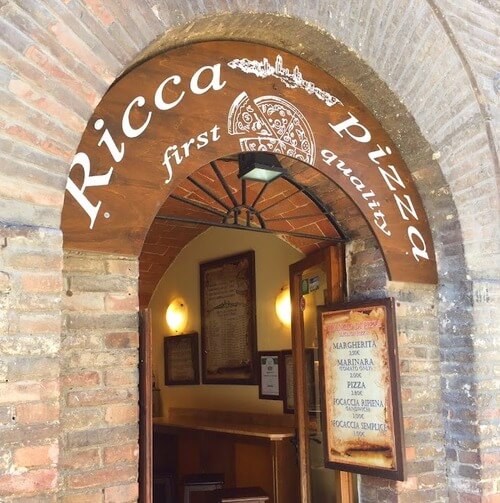 義大利San Gimignano 聖吉米尼亞諾 = 聖吉米納諾必吃 - RiccaPizza - San Giovanni