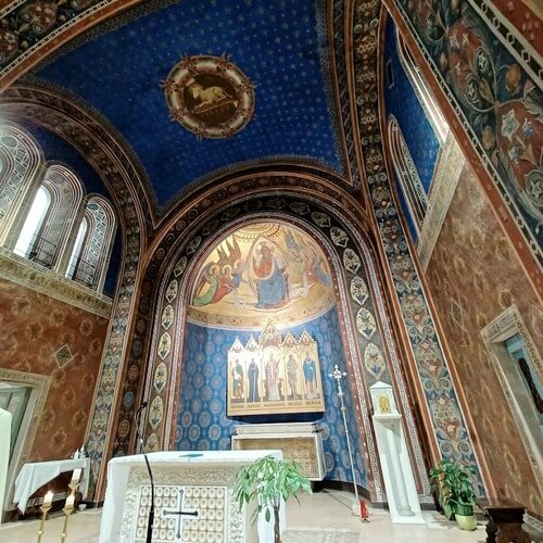 義大利 Perugia 佩魯賈必玩 - Chiesa Parrocchiale di San Costanzo 聖科斯坦佐教堂 = 聖公斯當休聖殿