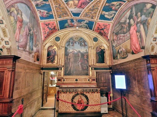 義大利 Perugia 佩魯賈必玩 - Il Collegio del Cambio 匯兌協會宮 - Cappella di San Giovanni Battista 施洗者聖喬瓦尼禮拜堂