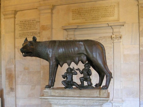 義大利 Rome 羅馬 (義語 Roma) 必玩 - Musei Capitolini 卡比托利歐博物館 = 卡皮托里尼博物館 - Lupa Capitolina 卡比托利歐之狼青銅雕塑