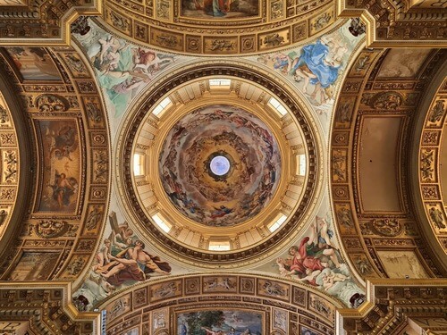 義大利 Rome 羅馬 (義語 Roma) 必玩 - Basilica di Sant'Andrea della Valle 聖安德肋聖殿 = 聖安德烈亞德拉瓦萊大教堂