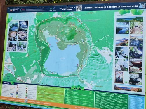 義大利 Caprarola 卡普拉羅拉必玩 - Lago di Vico 維科湖 - Faggeta Accessibile - Monte Venere 維內雷火山 - Riserva Naturale Regionale Lago di Vico 維科湖地區自然保護區