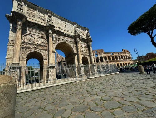 義大利 Rome 羅馬 (義語 Roma) 必玩 - Colosseo 羅馬競技場 = 羅馬鬥獸場 - Arco di Costantino 君士坦丁凱旋門