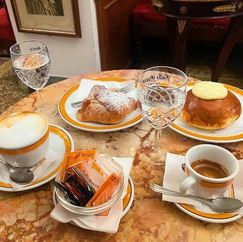 義大利 Rome 羅馬 (義語 Roma) 必吃 - Antico Caffè Greco 古希臘咖啡館 - 義大利第二古老咖啡館 (僅次威尼斯 Caffè Florian 花神咖啡館)