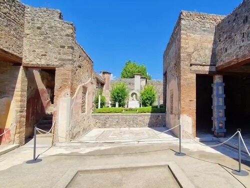 義大利龐貝 = 蓬佩伊 Pompeii 必玩 - Regio IX 1 House of Marcus Lucretius in via Stabiana (義 Casa di Marco Lucrezio su via Stabiana)