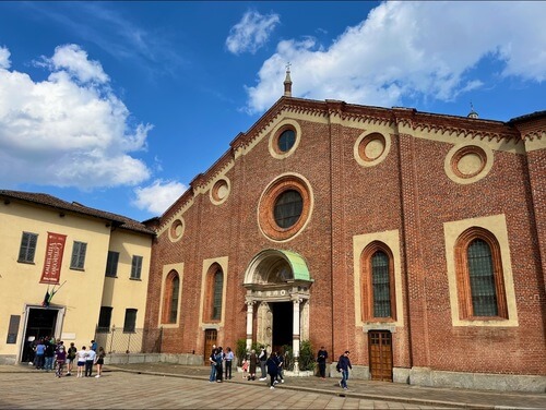 義大利Milan 米蘭 (義語 Milano) 必玩 - Basilica di Santa Maria delle Grazie 感恩聖母大教堂 = 聖瑪利亞感恩教堂 = Chiesa di Santa Maria delle Grazie = Museo del Cenacolo Vinciano 達文西最後的晚餐博物館