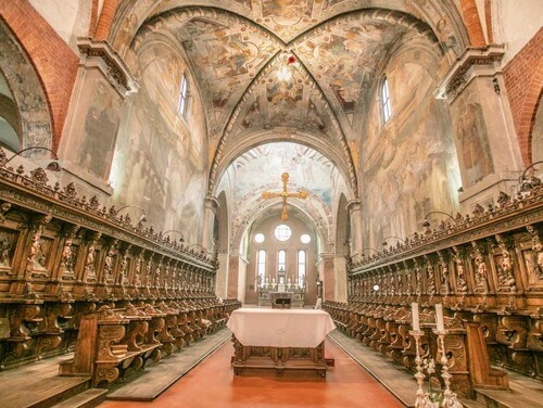 義大利Milan 米蘭 (義語 Milano) 必玩 - Abbazia di Chiaravalle Milanese 齊亞拉瓦萊修道院 = 基亞拉瓦萊修道院 = Monastero di Santa Maria di Chiaravalle