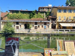 義大利Milan 米蘭 (義語 Milano) 必玩 - Darsena di Milano 米蘭碼頭 = Darsena del Naviglio = Quartiere dei Navigli = vicolo del Lavandai = Arco di Porta Ticinese 提契諾門拱門 = Piazza Ventiquattro Maggio = Ponte Alda Merini 阿爾達梅里尼橋