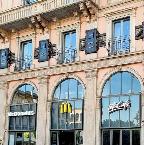 義大利Milan 米蘭 (義語 Milano) 必吃 - McDonald's Milano Duomo 麥當勞