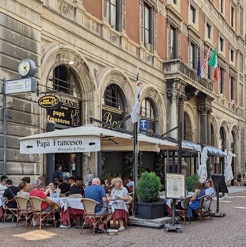 義大利Milan 米蘭 (義語 Milano) 必吃 - Ristorante Papà Francesco (網紅打卡餐廳、許多明星踩點)