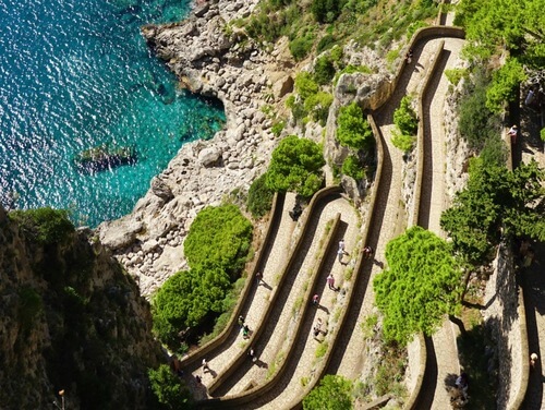 義大利卡布里島 ISOLA DI CAPRI 必玩 - Giardini di Augusto 奧古斯都花園 = 克虜伯花園