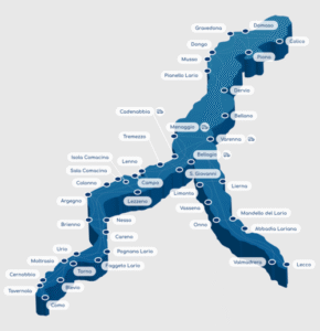 義大利米蘭 Lago di Como 科莫湖必玩 - Gestione Navigazione Laghi Italia 渡輪路線