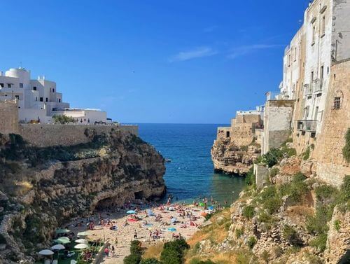 義大利波利尼亞諾·阿·馬雷 Polignano a Mare (巴里方言 Peghegnéne a Mare)必玩 - Ponte di Polignano (Ponte Borbonico su Lama Monachile) 波利尼亞諾橋