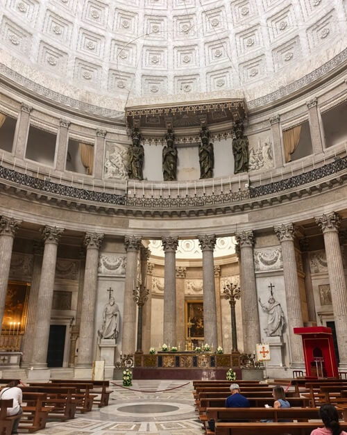 義大利拿坡里 = 那不勒斯 Naples (Napoli)必玩 -Basilica Reale Pontificia San Francesco da Paola 保羅聖芳濟教堂