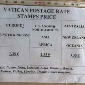 義大利 Stato della Città del Vaticano 梵蒂岡城國 = Città del Vaticano 梵蒂岡城 = Vaticano 梵蒂岡 必玩 - Ufficio Postale nei Musei Vaticani 梵蒂岡郵局