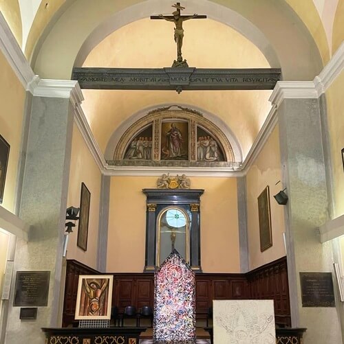 義大利科莫湖必玩 Lago di Como - Varenna 瓦倫納 = 瓦倫娜 - Chiesa Madre di San Giovanni Battista 聖喬凡尼巴蒂斯塔小教堂 = Oratorio di San Giovanni Battista