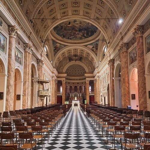 義大利科莫湖必玩 Lago di Como - Lecco 萊科 - Basilica di San Nicolò 聖尼科洛聖殿 = 聖尼各大教堂 - Campanile di San Nicolò 聖尼科洛鐘樓