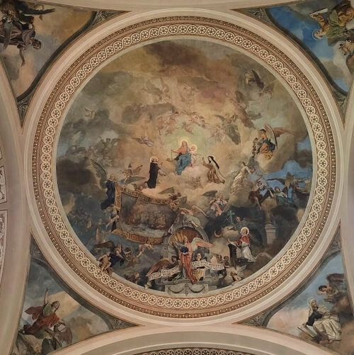 義大利科莫湖必玩 Lago di Como - Lecco 萊科 - Basilica di San Nicolò 聖尼科洛聖殿 = 聖尼各大教堂 - Campanile di San Nicolò 聖尼科洛鐘樓
