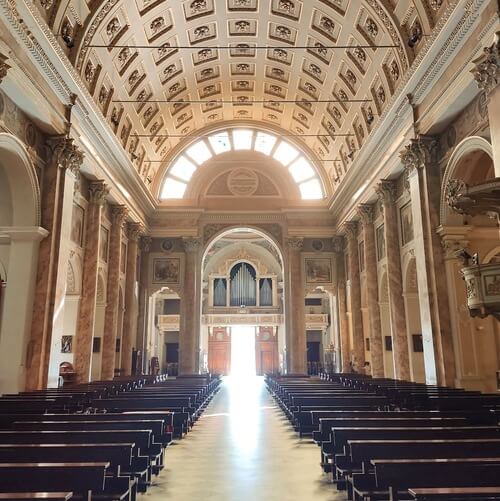 義大利科莫湖必玩 Lago di Como - Lecco 萊科 - Basilica di San Nicolò 聖尼科洛聖殿 = 聖尼各大教堂 - Campanile di San Nicolò 聖尼科洛鐘樓