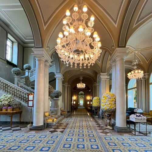 義大利科莫湖必玩 Lago di Como - Cernobbio 切爾諾比奧 - Villa d'Este 埃斯特別墅 = 埃斯特莊園 = Villa del Garovo = Villa del Garrovo
