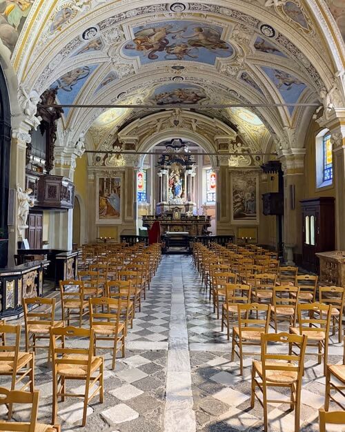 義大利科莫湖必玩 Lago di Como - Tremezzina 特雷梅齊納 - Sacro Monte di Ossuccio 奧蘇喬聖山 = Sacro Monte della Beata Vergine del Soccorso = Santuario della Madonna del Soccorso = Chiesa di Santa Maria Maddalena di Ossuccio - Ossuccio
