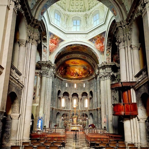 義大利科莫湖必玩 Lago di Como - Como 科莫 - Basilica di San Fedele 聖斐德理聖殿 = 聖費德勒大教堂