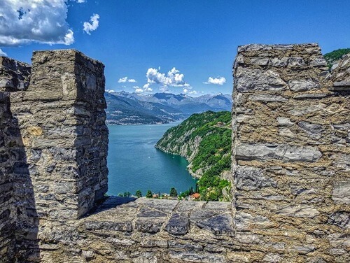 義大利科莫湖必玩 Lago di Como - Varenna 瓦倫納 = 瓦倫娜 - Castello di Vezio 韋齊奧城堡