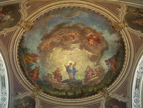 義大利科莫湖必玩 Lago di Como - Bellagio 貝拉焦 = 貝拉吉歐 - Chiesa Arcipretale di San Giovanni Battista 聖喬凡尼巴蒂斯塔新主教教堂 = 歐聖若望洗者主大堂 = Chiesa di San Giovanni