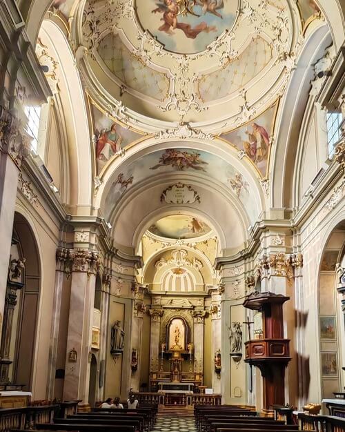 義大利科莫湖必玩 Lago di Como - Cernobbio 切爾諾比奧 - Chiesa di San Vincenzo 聖文森佐教堂 = Santuario di San Vincenzo