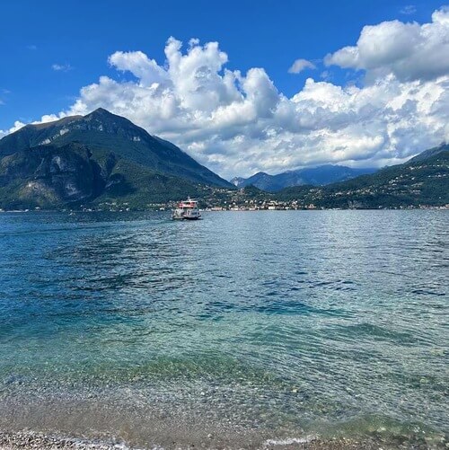 義大利科莫湖必玩 Lago di Como - Varenna 瓦倫納 = 瓦倫娜 - Lungolago di Varenna 瓦倫納湖畔步道 - Spiaggia di Olivedo = Olivedo Lido - Lido di Varenna