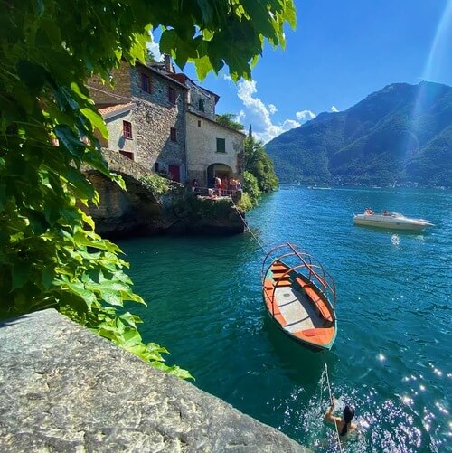 義大利科莫湖必玩 Lago di Como - Nesso 內索 - Orrido di Nesso 內索峽谷 = 內索瀑布 - Ponte della Civera 奇維拉古石橋 = 奇韋拉石橋