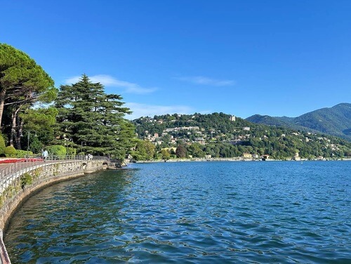 義大利科莫湖必玩 Lago di Como - Como 科莫 - Lungolago Mafalda di Savoia 瑪法爾達迪薩沃亞湖畔步道 - Lungolago di Como 科莫湖畔步道
