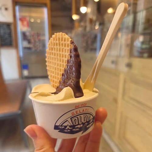義大利科莫湖必玩 Lago di Como - Lecco 萊科 - Gelateria Toldo